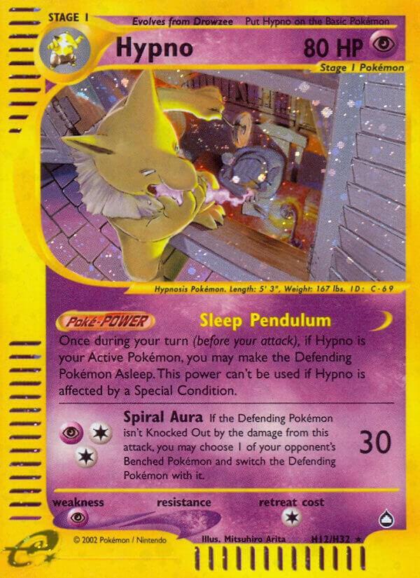 Hypno (H12) H12/H32 card from Aquapolis