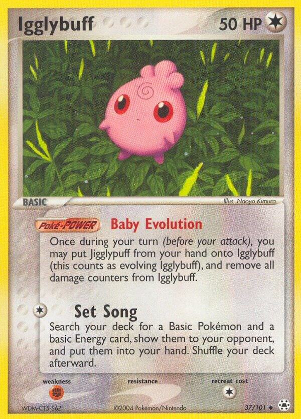 Igglybuff 37/101 card from Hidden Legends
