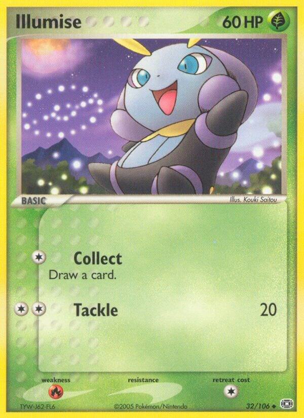 Illumise 32/106 card from Emerald