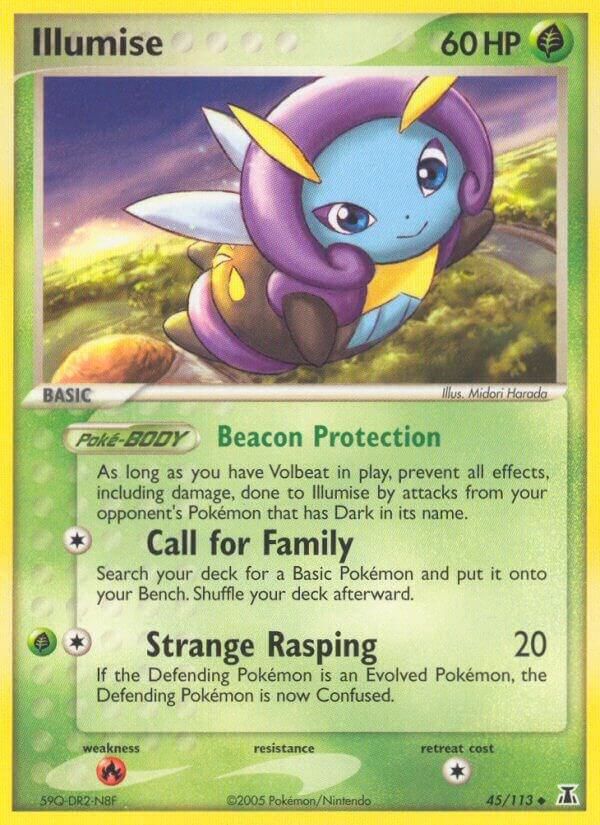 Illumise 45/113 card from Delta Species
