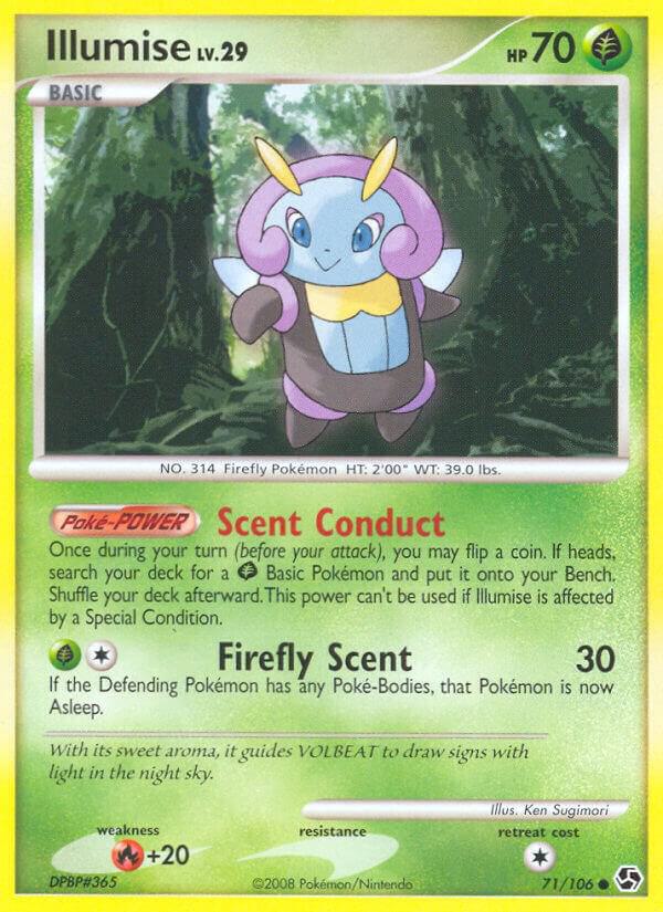 Illumise 71/106 card from Great Encounters