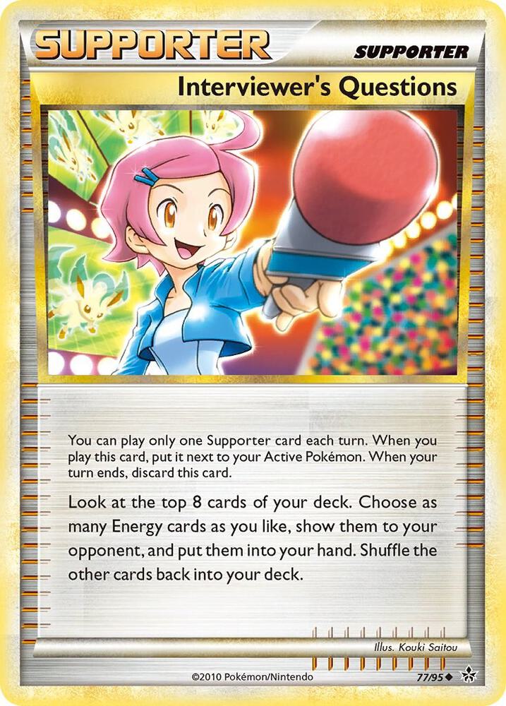 Interviewer's Questions 77/95 card from Unleashed