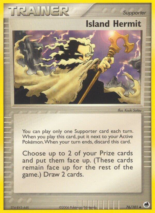 Island Hermit 76/101 card from Dragon Frontiers