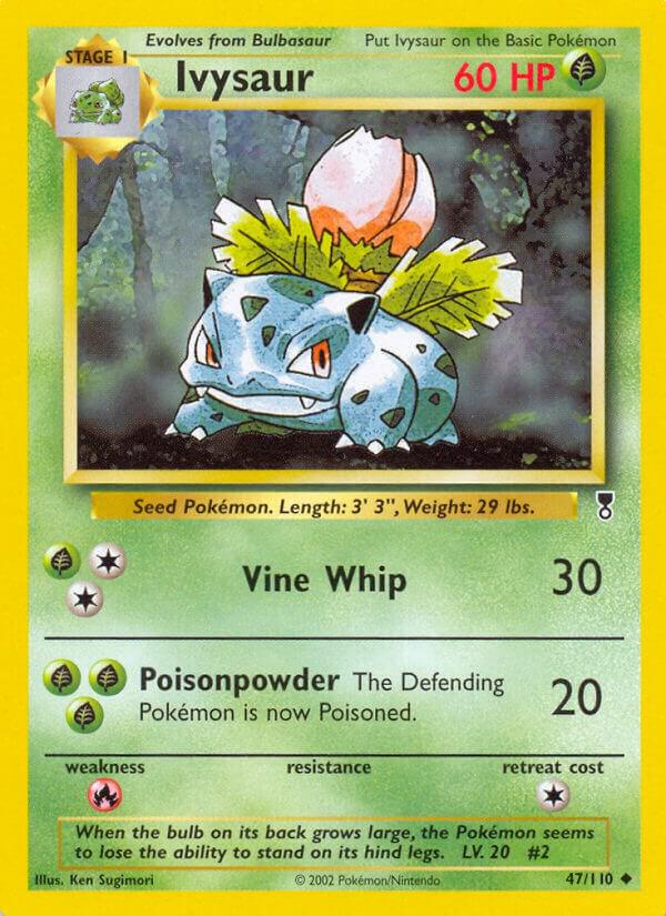Ivysaur 047/110 card from Legendary Collection