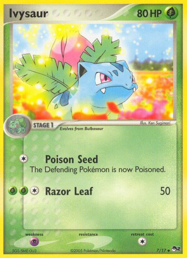 Ivysaur 007/017 card from POP Series 2