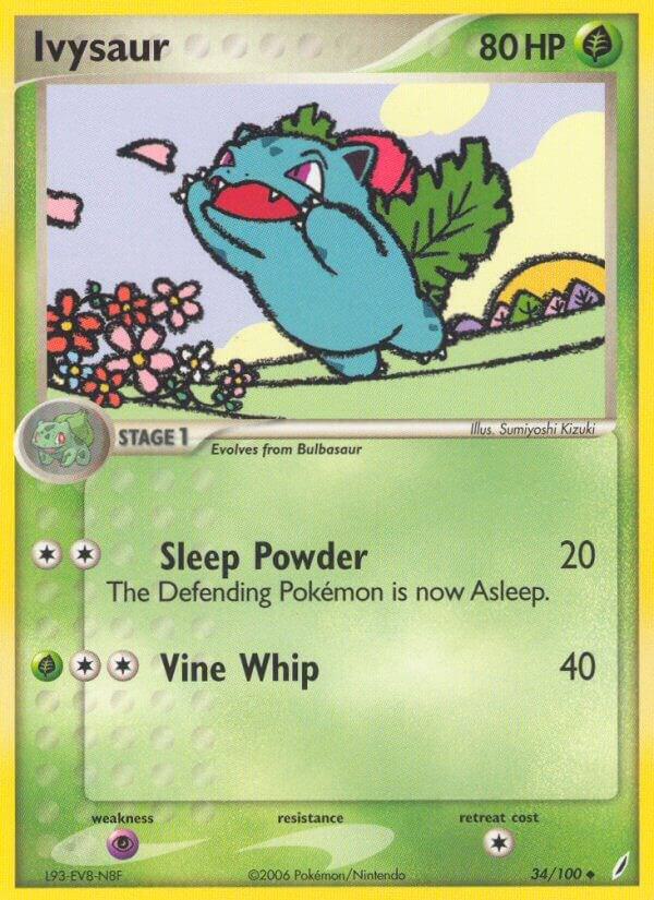 Ivysaur - 034/100 34/100 card from Crystal Guardians
