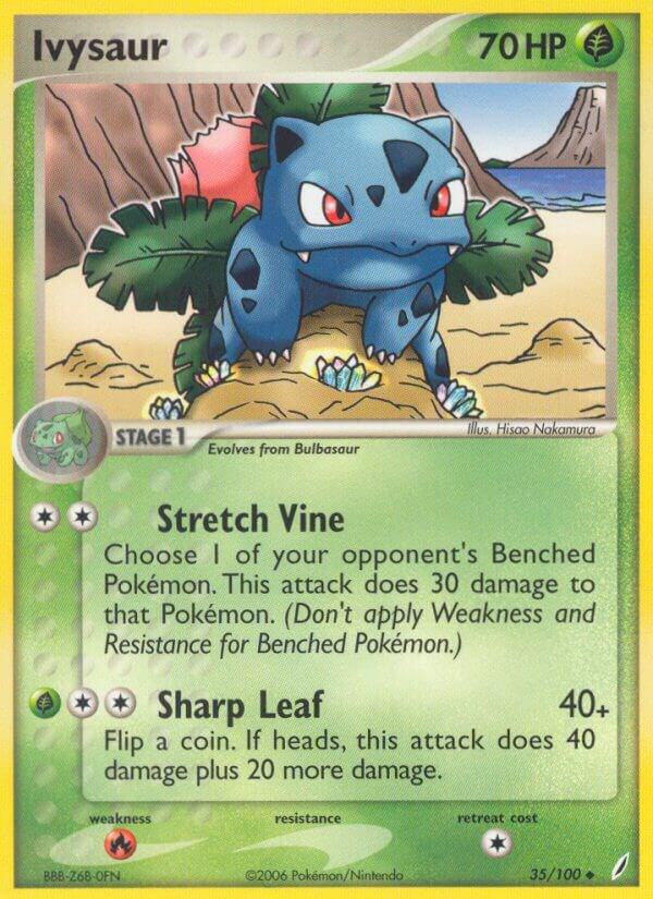Ivysaur - 035/100 35/100 card from Crystal Guardians