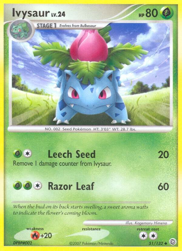Ivysaur 51/132 card from Secret Wonders