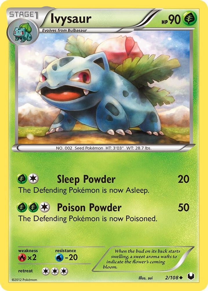 Ivysaur 2/108 card from Dark Explorers