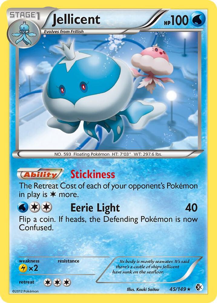 Jellicent 45/149 card from Boundaries Crossed
