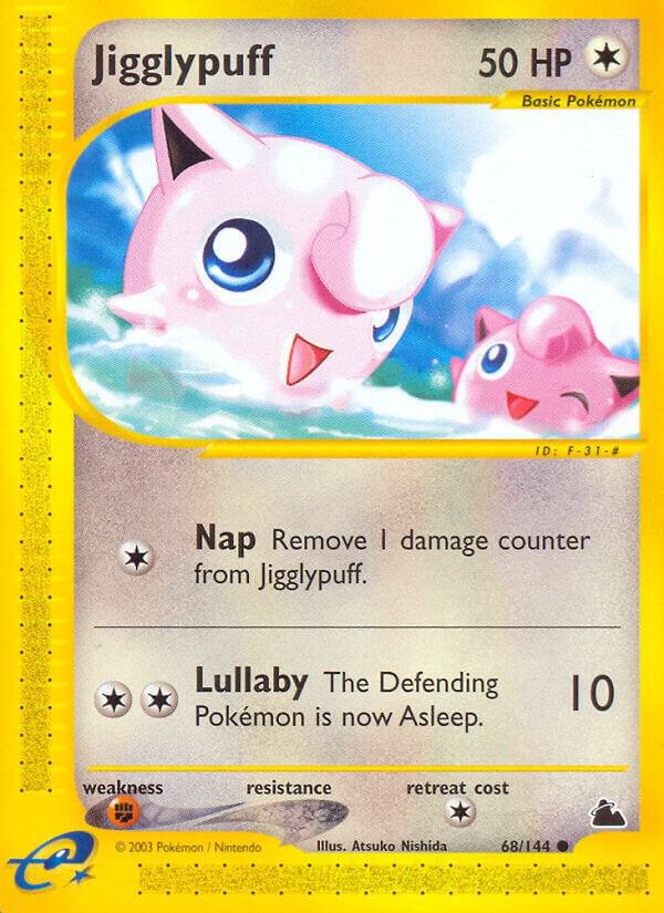 Jigglypuff 068/144 card from Skyridge