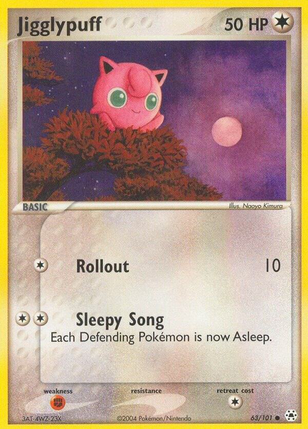 Jigglypuff 63/101 card from Hidden Legends
