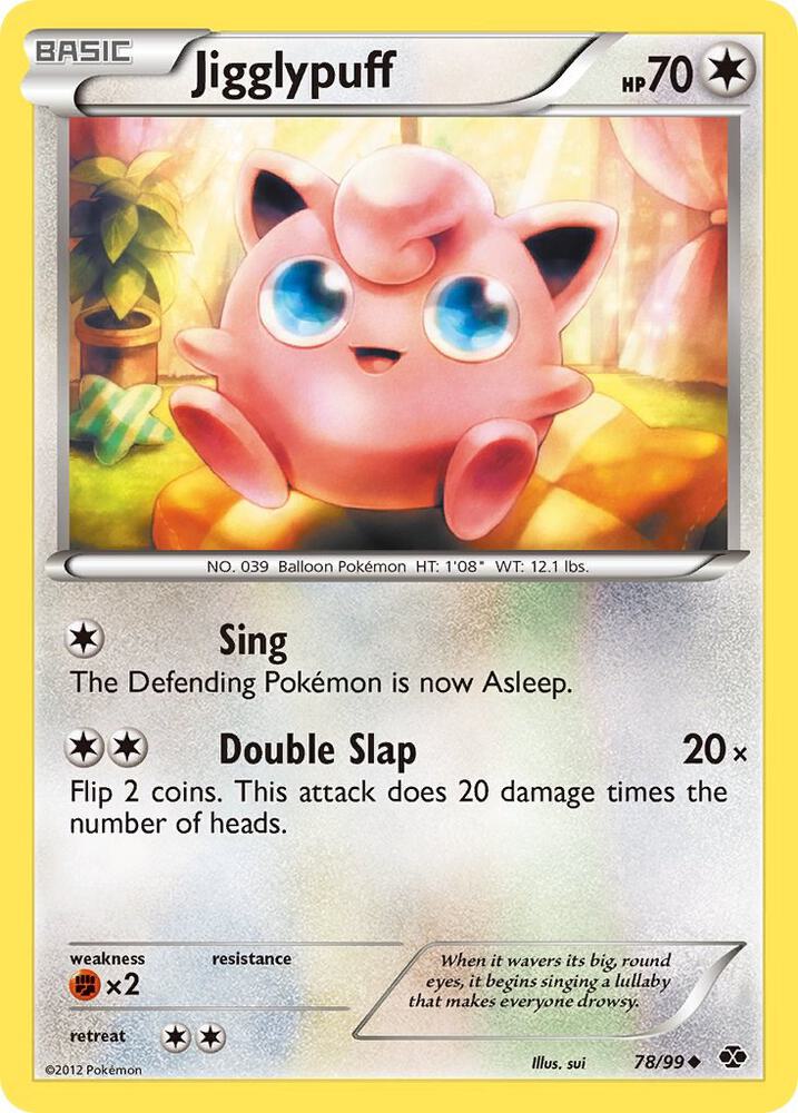 Jigglypuff 78/99 card from Next Destinies