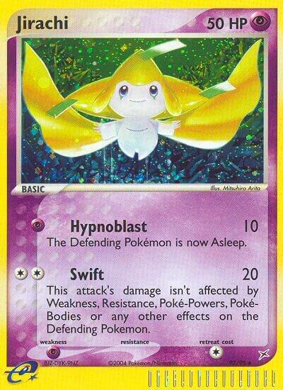 Jirachi 97/95 card from Team Magma vs Team Aqua