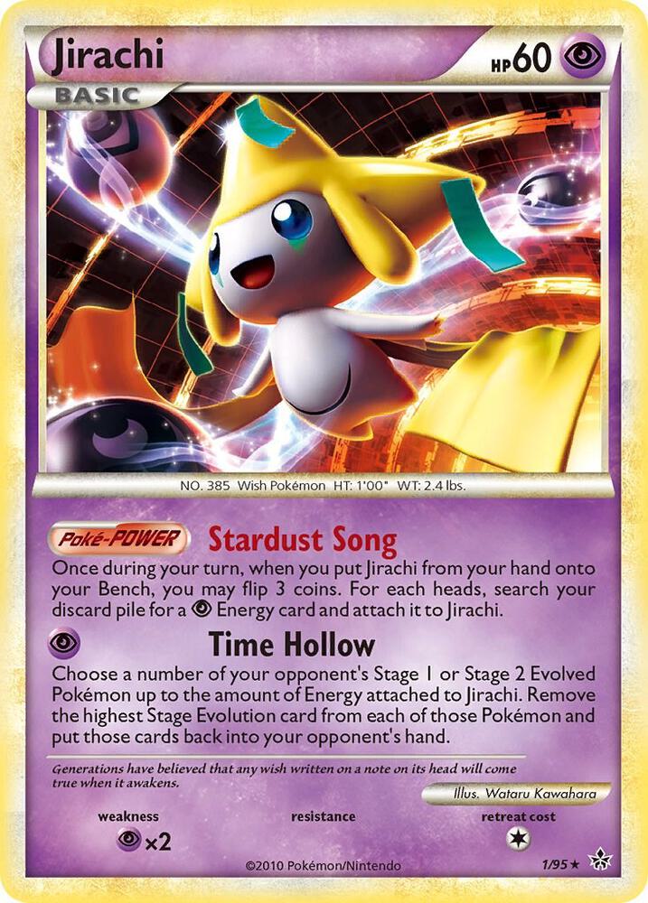 Jirachi 1/95 card from Unleashed