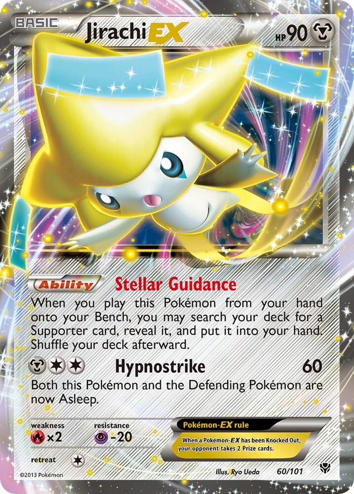 Jirachi EX 60/101 card from Plasma Blast