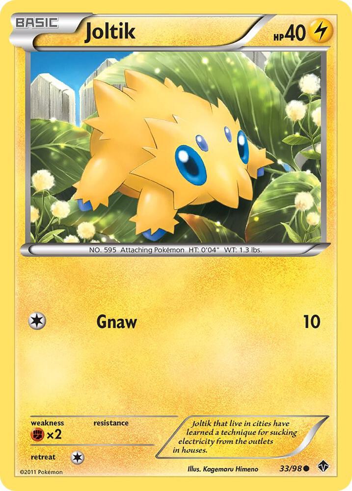 Joltik 33/98 card from Emerging Powers
