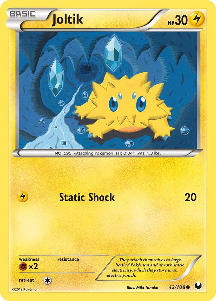 Joltik (42) 42/108 card from Dark Explorers