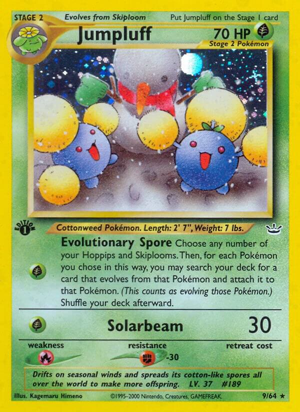 Jumpluff 09/64 card from Neo Revelation