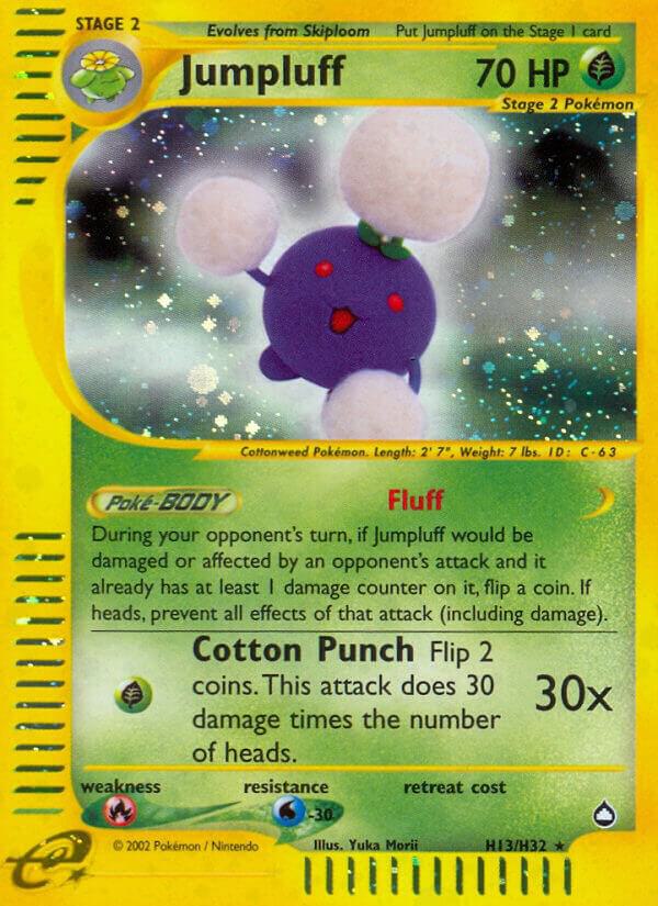 Jumpluff (H13) H13/H32 card from Aquapolis