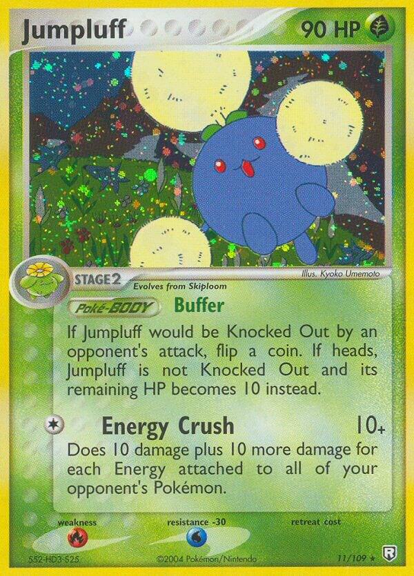Jumpluff 11/109 card from Team Rocket Returns