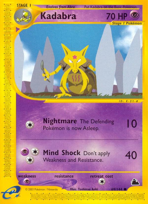 Kadabra 069/144 card from Skyridge