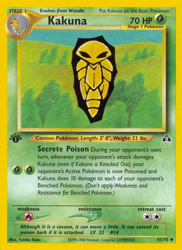 Kakuna 41/75 card from Neo Discovery