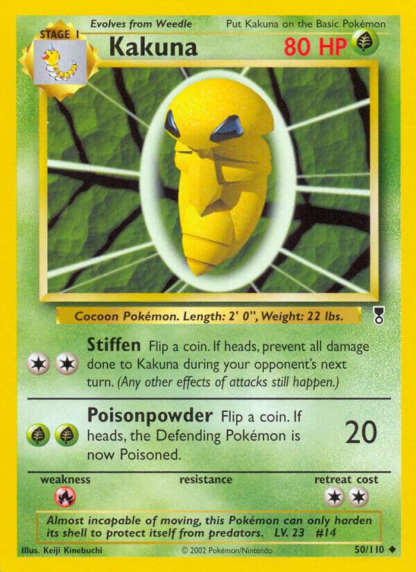 Kakuna 050/110 card from Legendary Collection