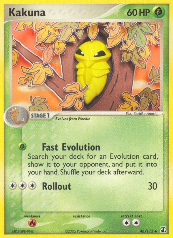 Kakuna 46/113 card from Delta Species