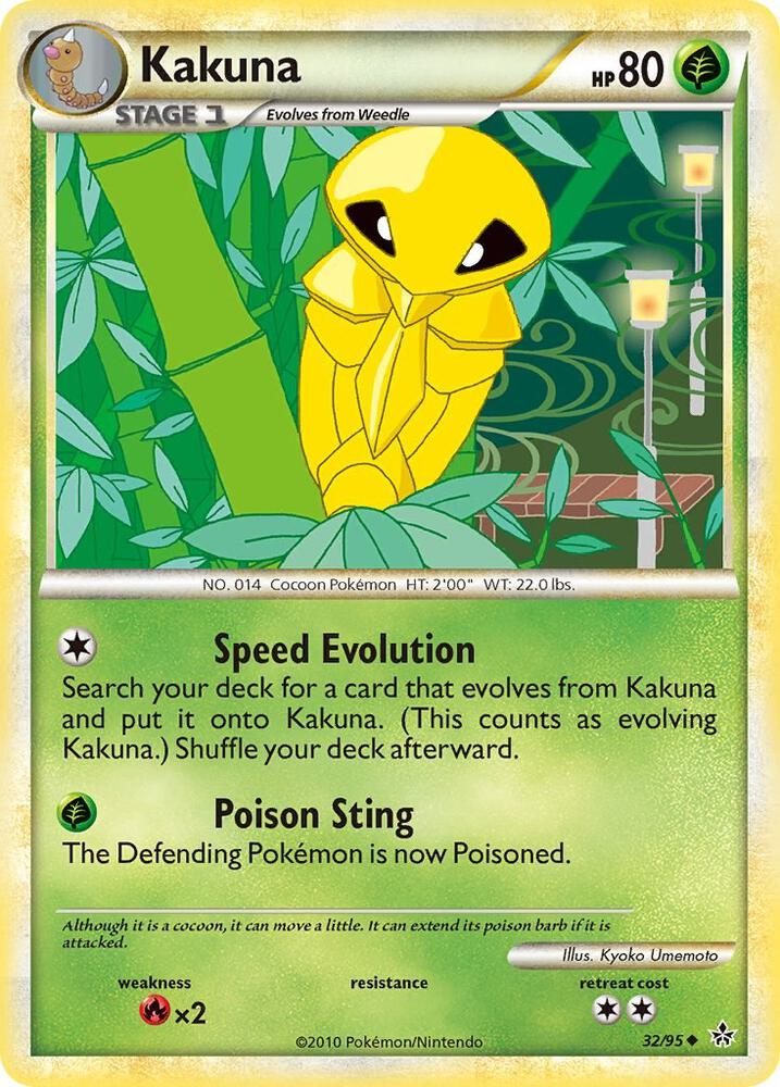 Kakuna 32/95 card from Unleashed