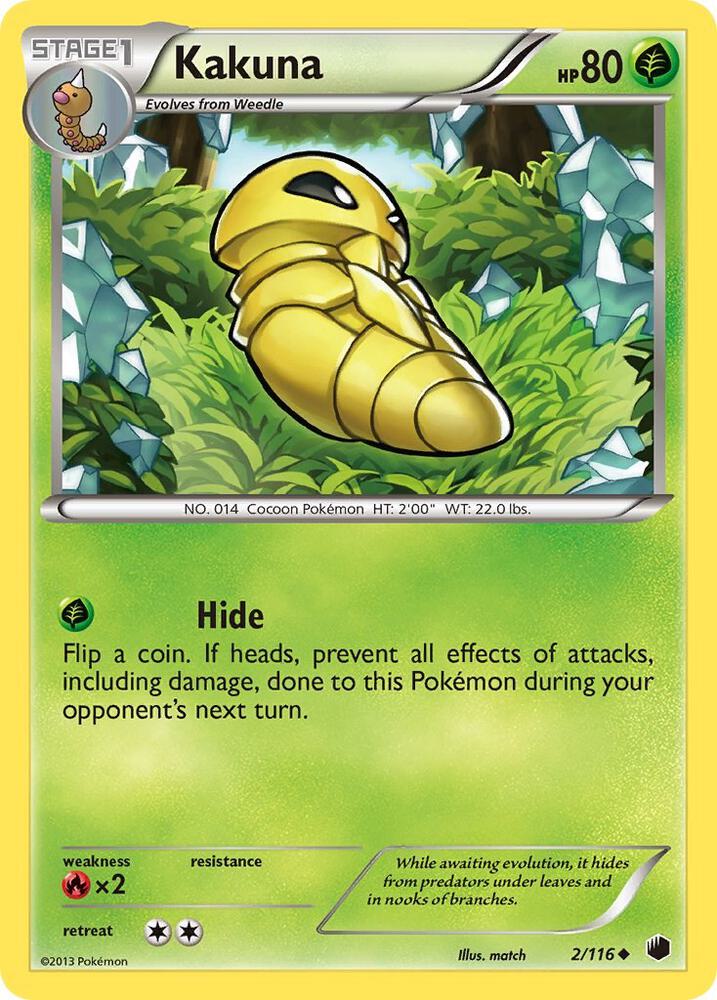 Kakuna 2/116 card from Plasma Freeze