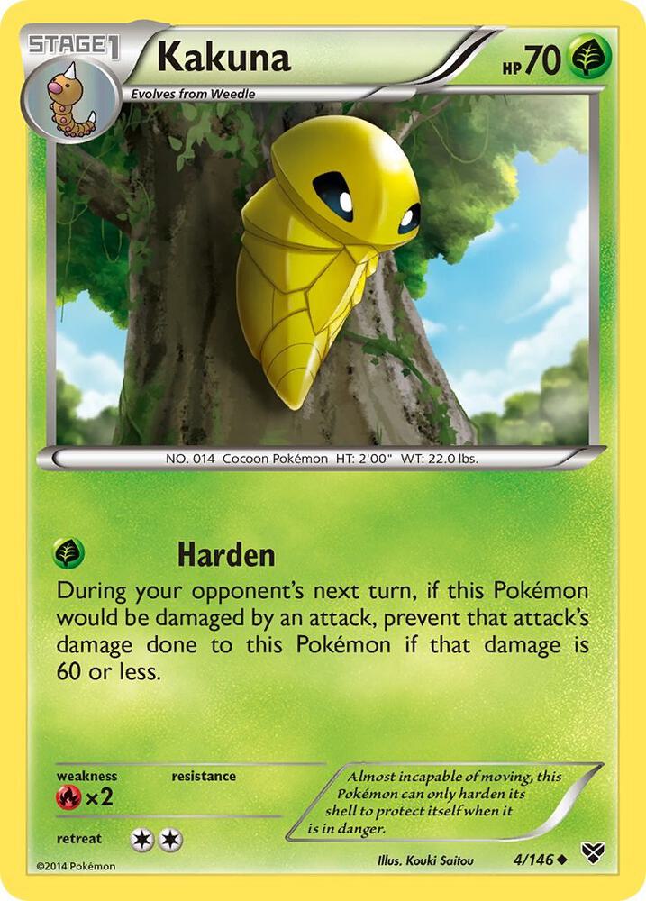 Kakuna 4/146 card from XY Base Set
