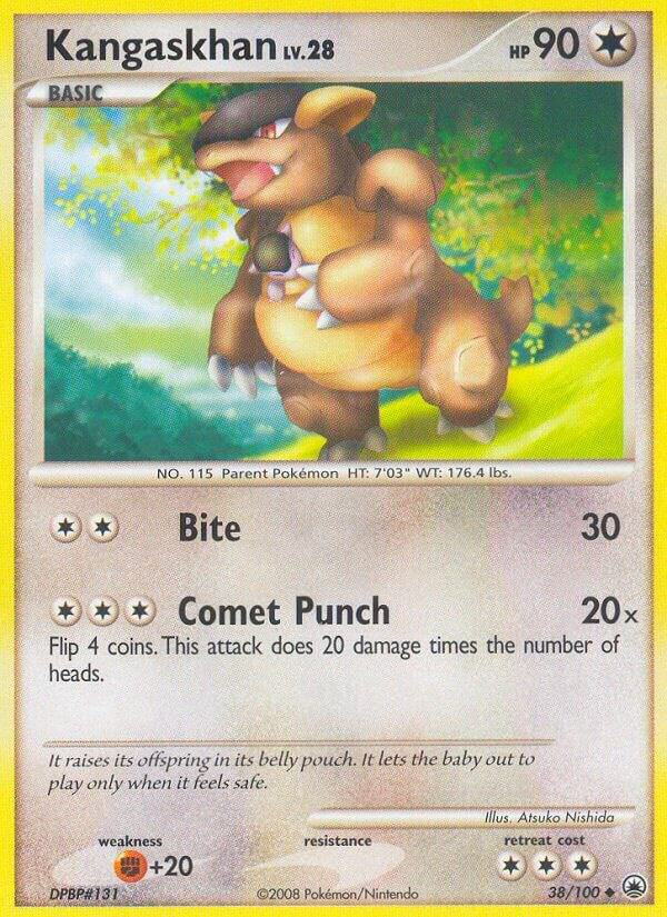 Kangaskhan 38/100 card from Majestic Dawn