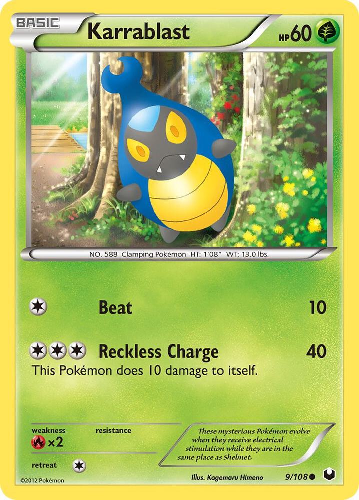 Karrablast 9/108 card from Dark Explorers