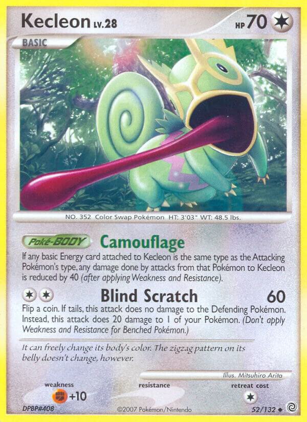 Kecleon 52/132 card from Secret Wonders