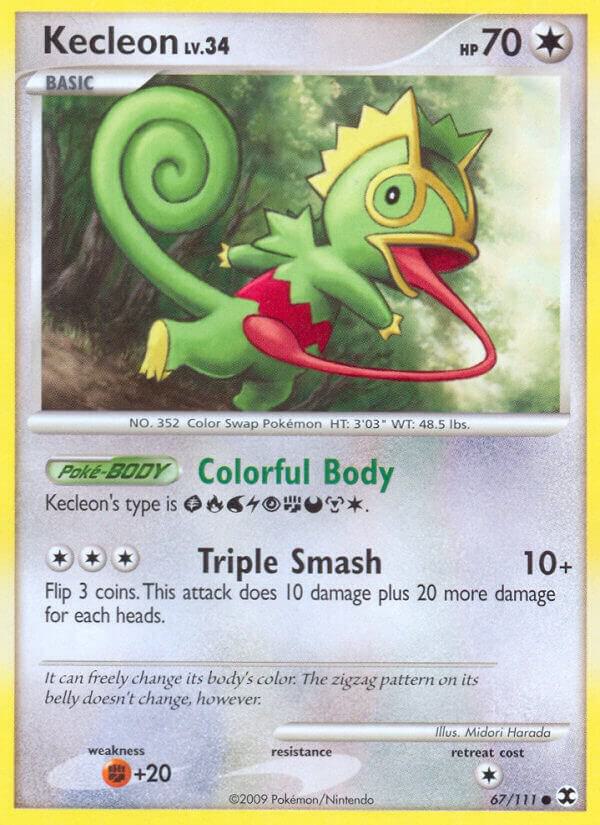 Kecleon 67/111 card from Rising Rivals