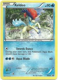 Keldeo (Tinsel Holo) BW60 card from Black and White Promos