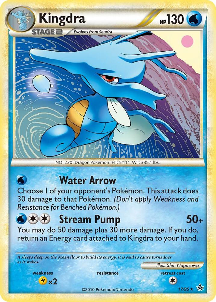 Kingdra 17/95 card from Unleashed