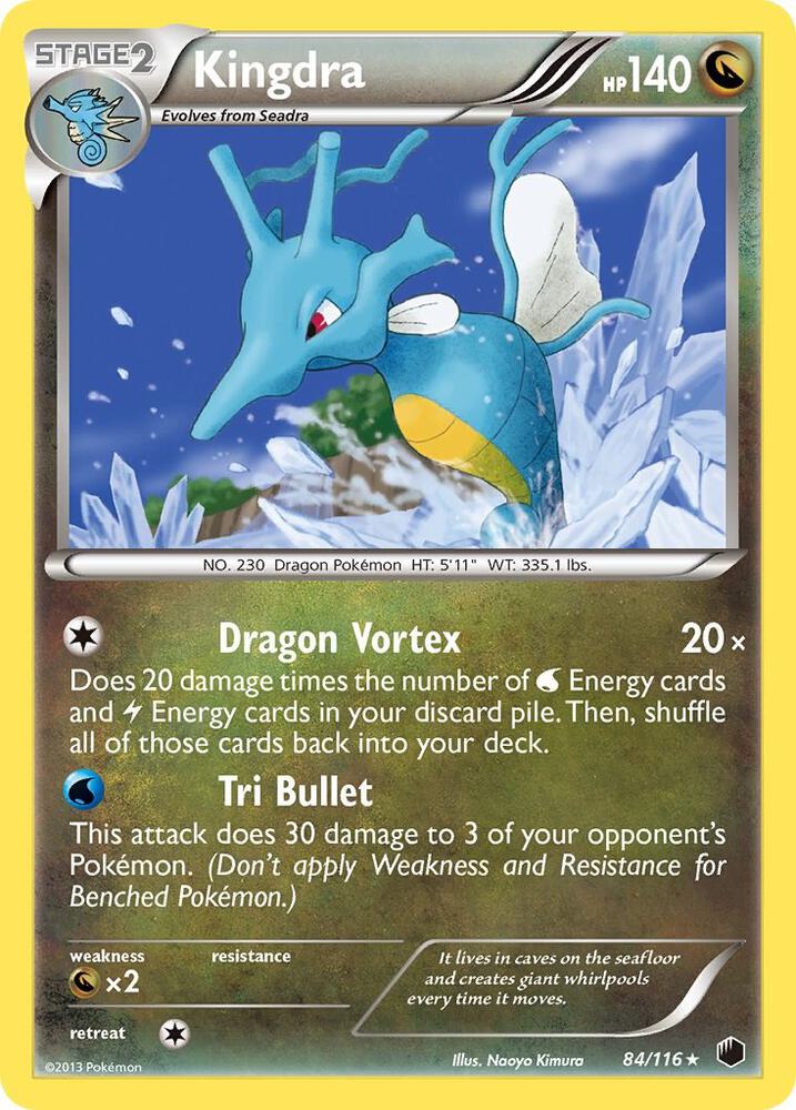 Kingdra 84/116 card from Plasma Freeze