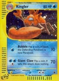 Kingler (15) 015/165 card from Expedition