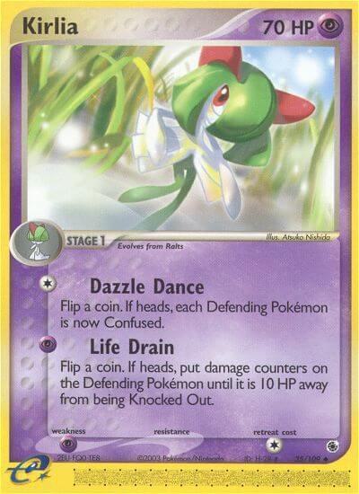 Kirlia 35/109 card from Ruby and Sapphire