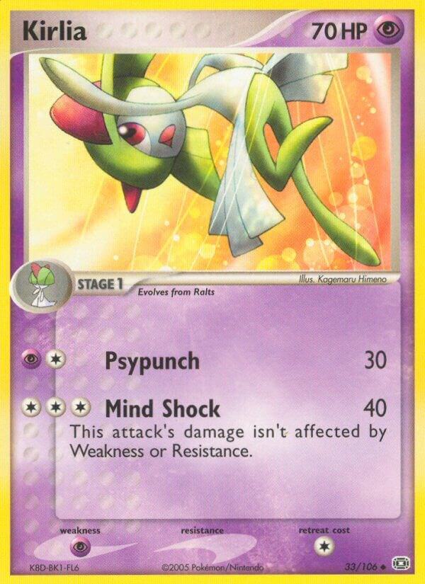 Kirlia 33/106 card from Emerald