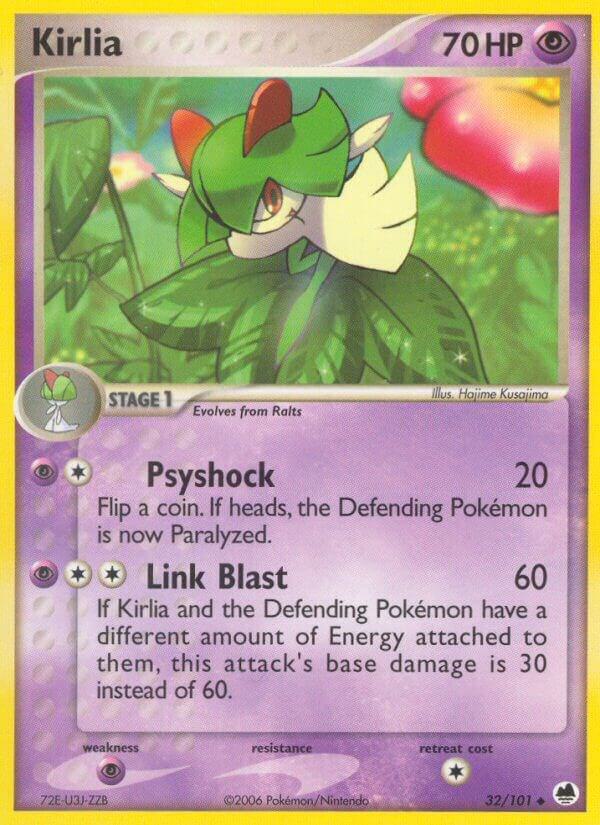 Kirlia 32/101 card from Dragon Frontiers