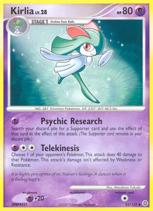 Kirlia 53/132 card from Secret Wonders