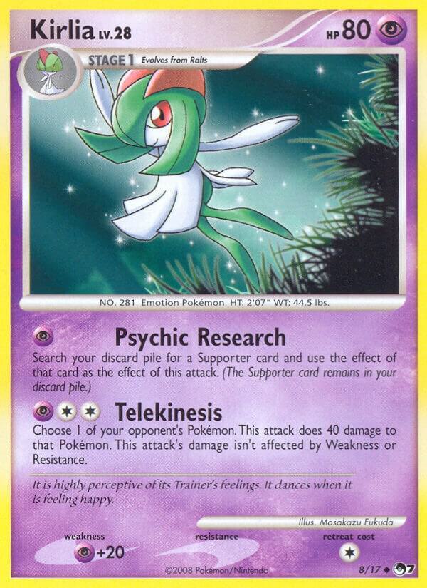 Kirlia 008/017 card from POP Series 7