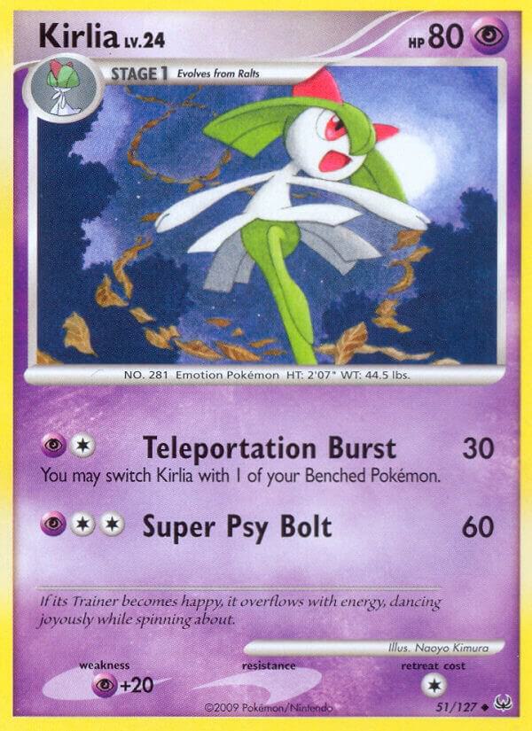 Kirlia 51/127 card from Platinum