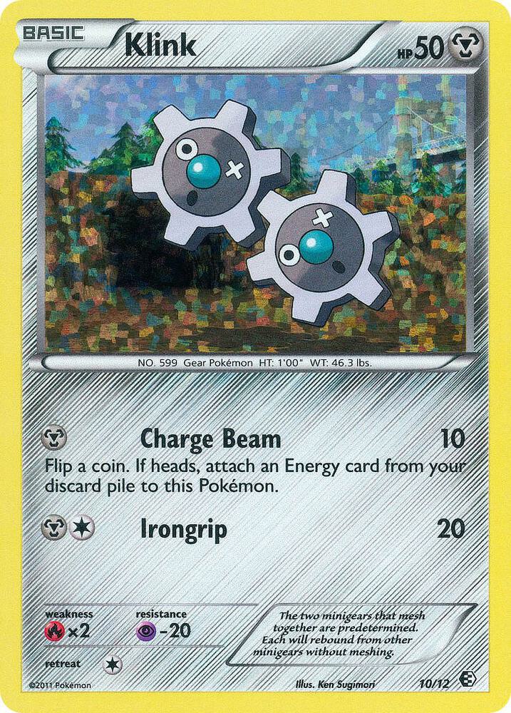 Klink - 10/12 010/012 card from McDonald's Promos 2011