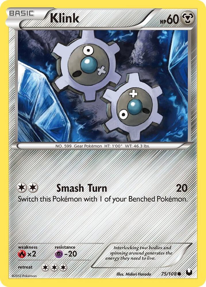 Klink 75/108 card from Dark Explorers