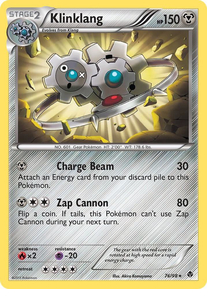 Klinklang 76/98 card from Emerging Powers
