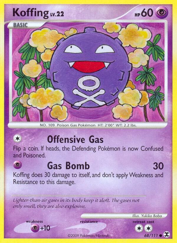 Koffing 68/111 card from Rising Rivals
